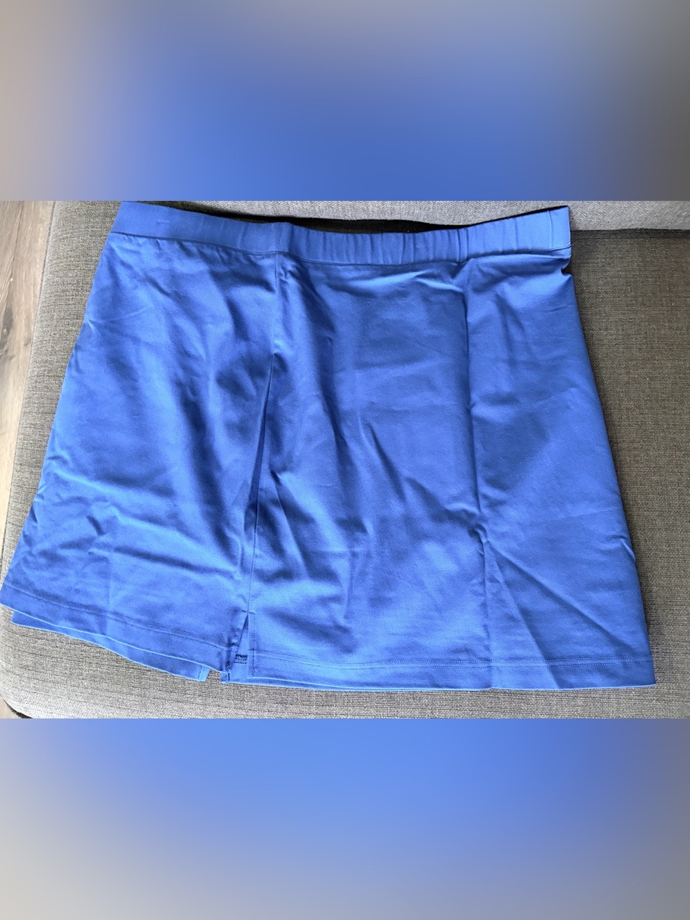Isaac Mizrahi Blue Performance Skirt
